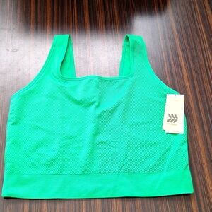 Women's seamless crop tank sz XXL